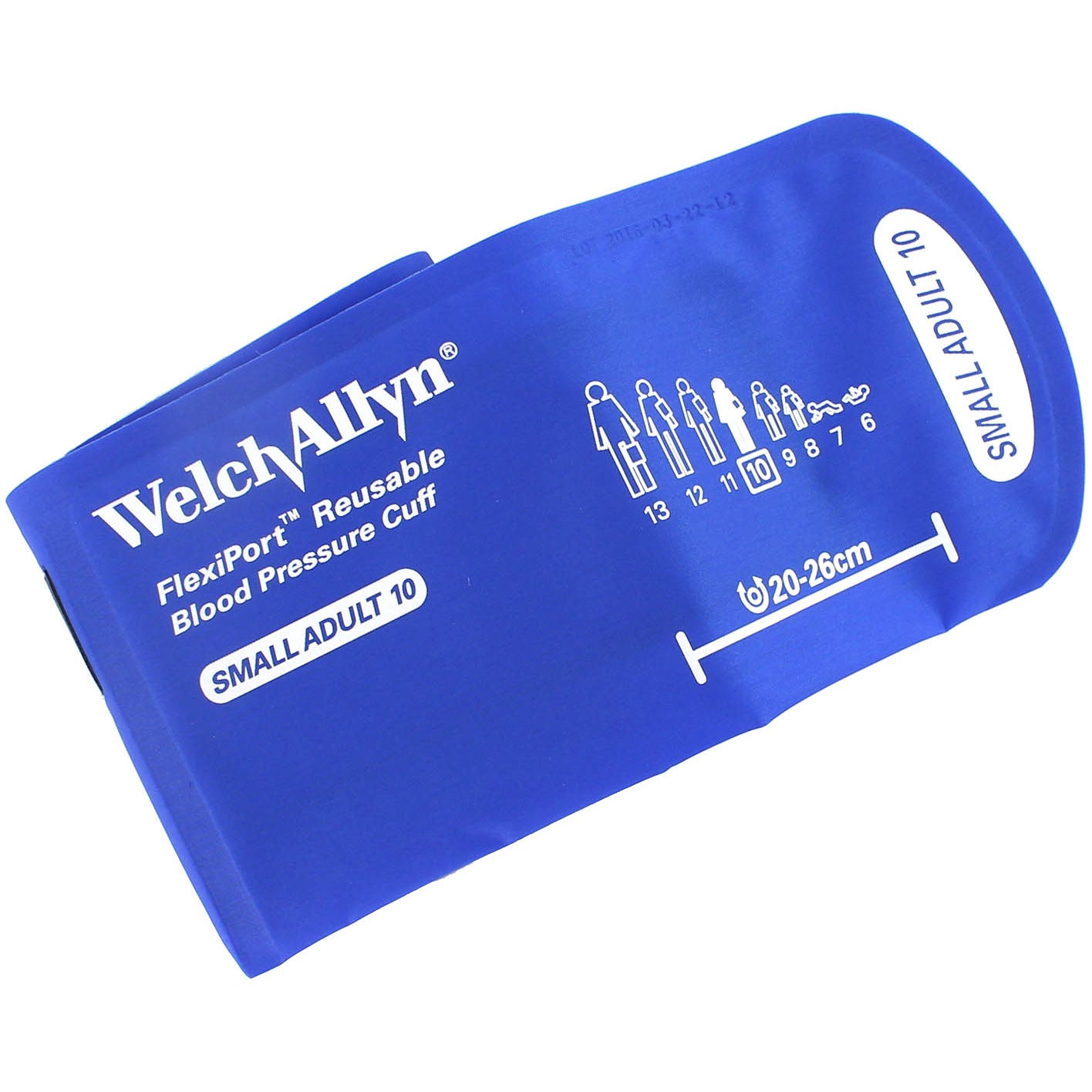 Welch Allyn Flexiport Small Adult Manschette Größe 10 für Durashock Sphygs (20-26cm)