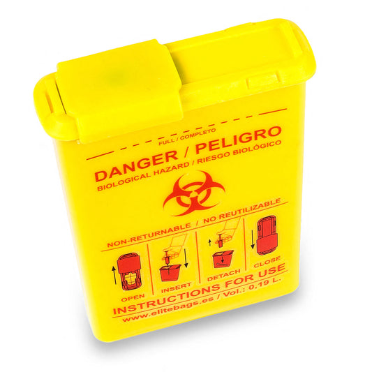 CONBIO'S Conotainer im Taschenformat - Biokontaminiertes Material - Gelb