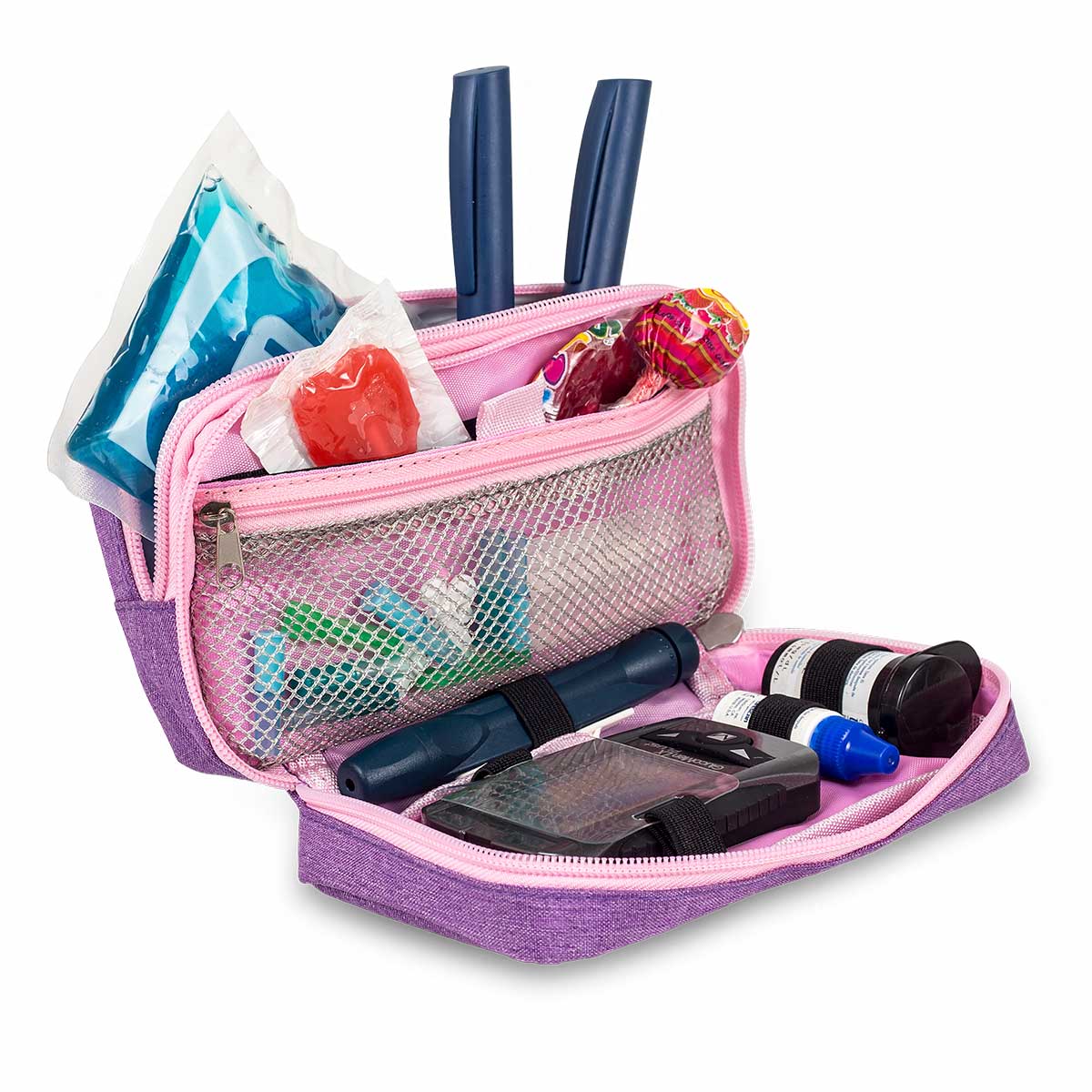 Elite DIABETICS Isothermische Tasche für Diabetiker Kit - Violett