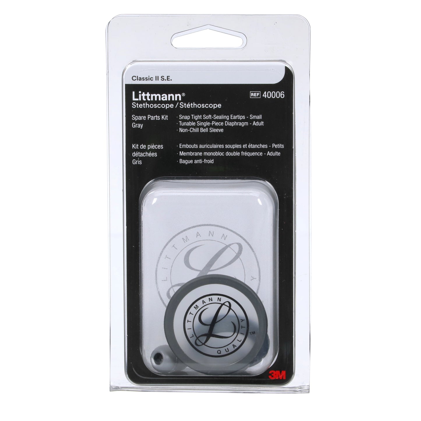 3M Littmann Spare Parts Kit - Classic II S.E. Stethoscopes - Grey - 
