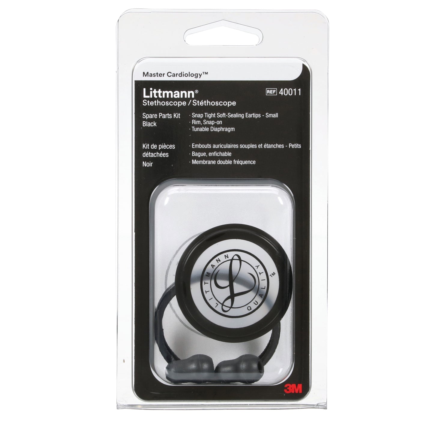 3M Littmann Spare Parts Kit - Master Cardiology Stethoscopes - Black - 