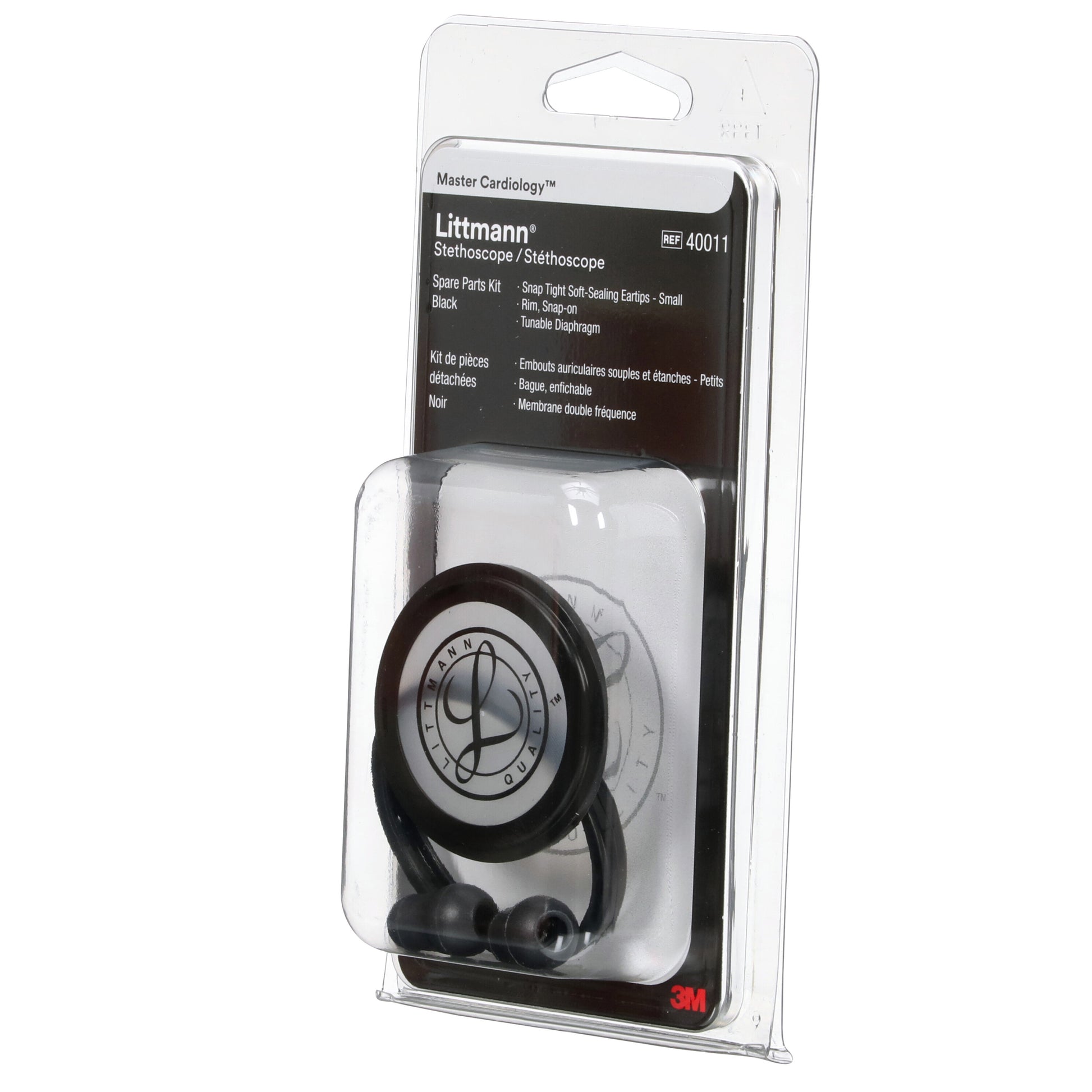 3M Littmann Spare Parts Kit - Master Cardiology Stethoscopes - Black - 