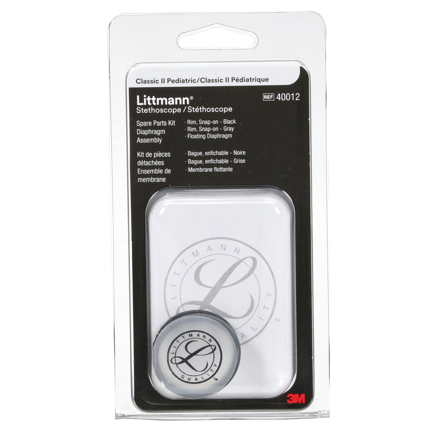3M Littmann Spare Parts Kit - Classic II Paediatric Stethoscopes Diaphragm Assembly - 