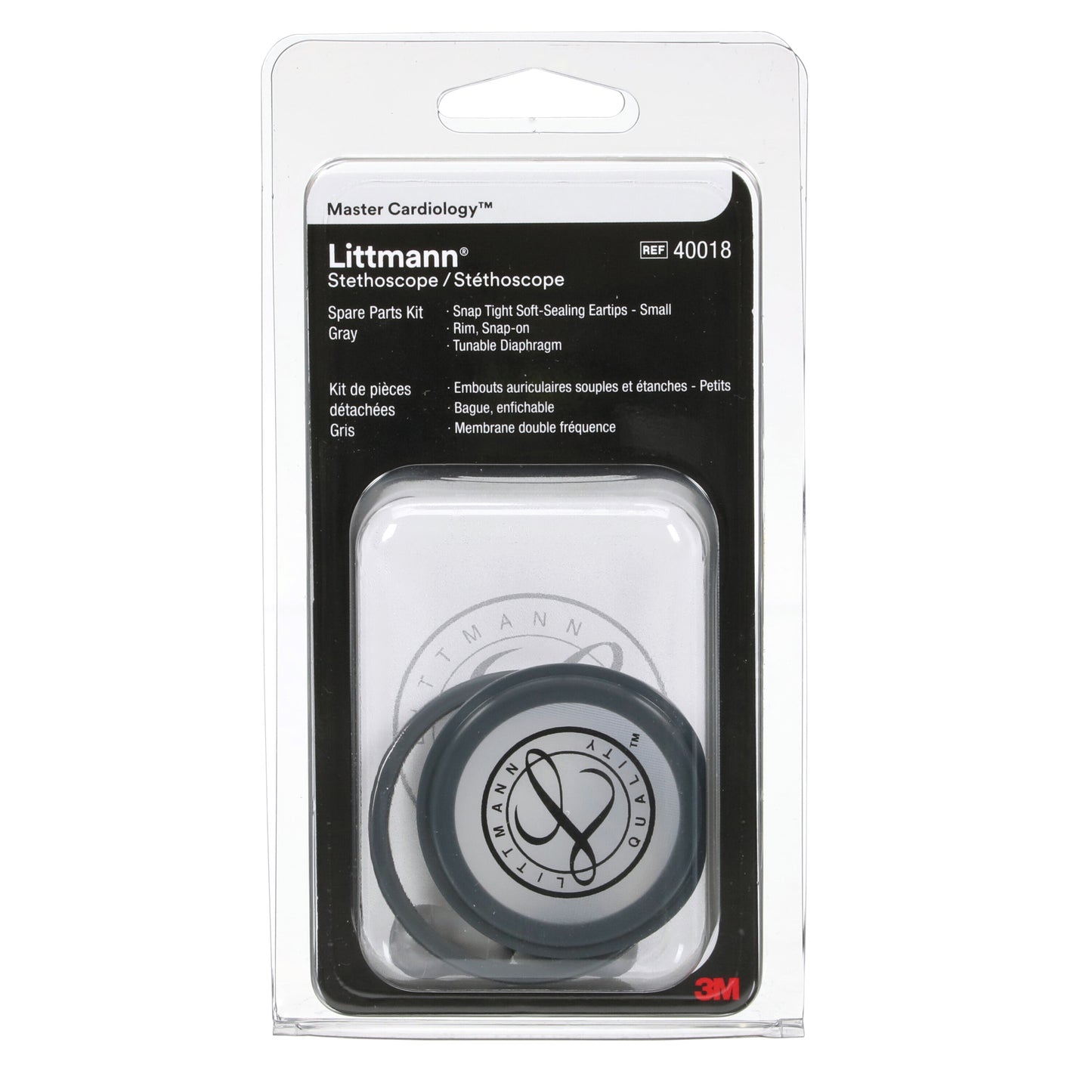 3M Littmann Spare Parts Kit - Master Cardiology Stethoscopes - Grey - 