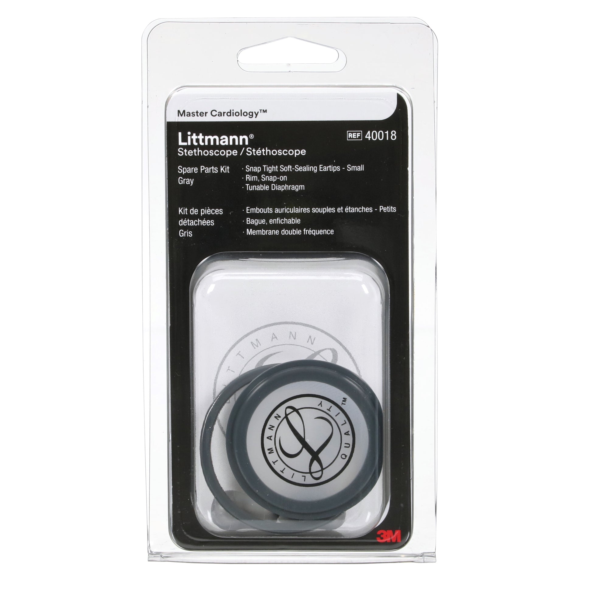 3M Littmann Spare Parts Kit - Master Cardiology Stethoscopes - Grey - 
