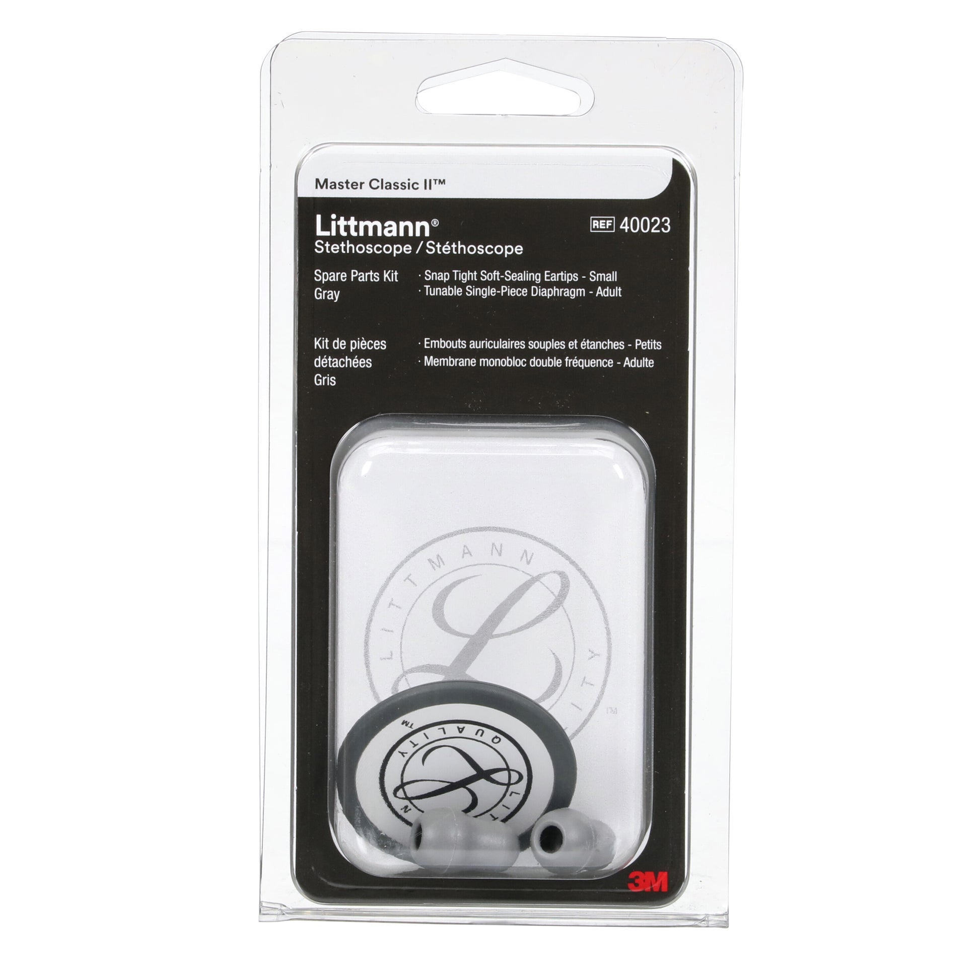 3M Littmann Spare Parts Kit - Master Classic Stethoscopes - Grey - 