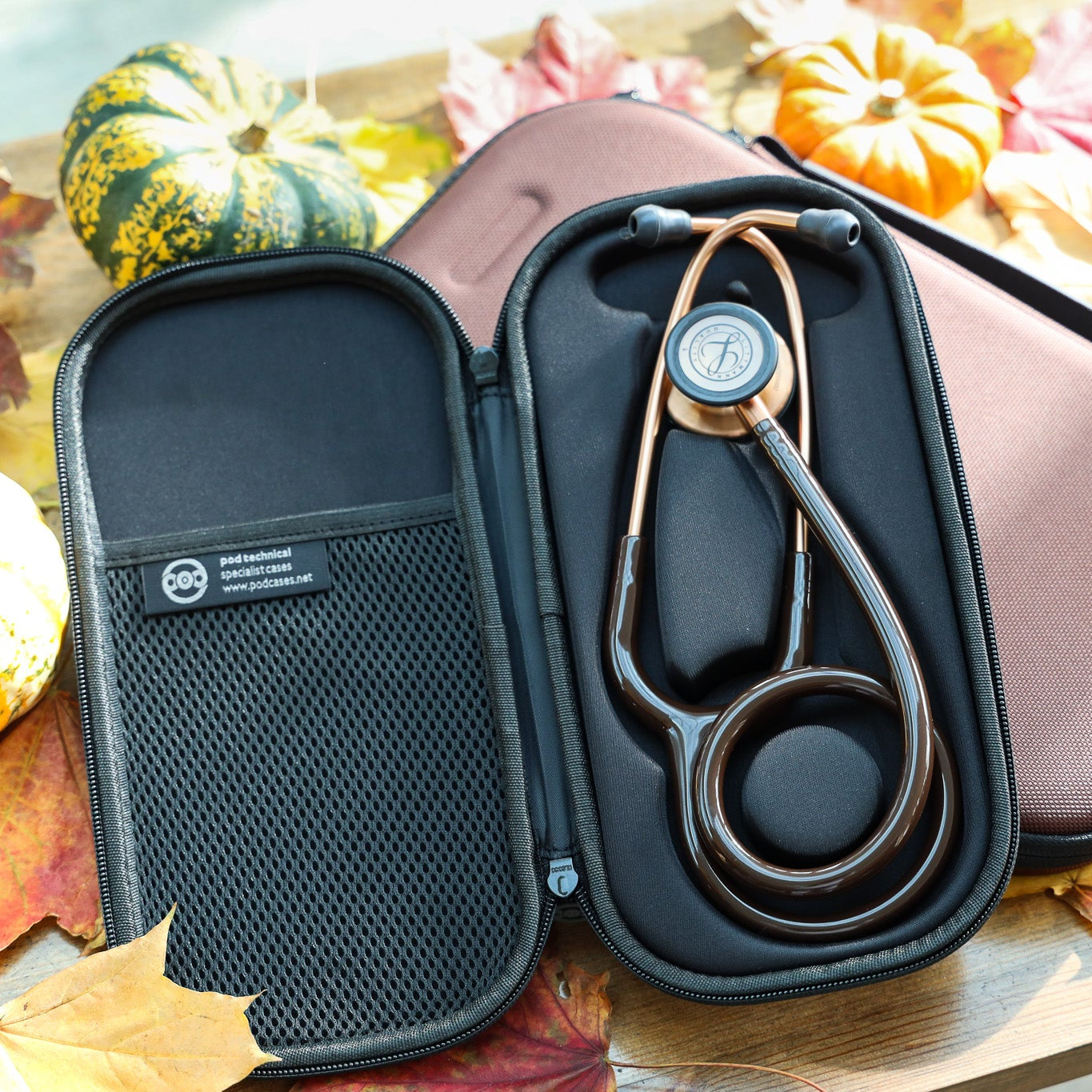 Pod Technical Classicpod Micro Stethoscope Case for Littmann Classic Stethoscopes - Copper