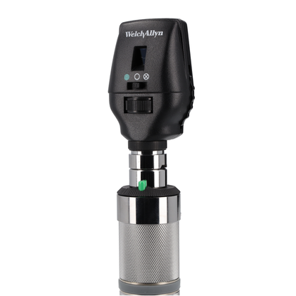 Set diagnostico Welch Allyn da 3,5 V - Oftalmoscopio LED coassiale, Otoscopio LED di base, impugnatura con batteria alcalina a C e custodia rigida