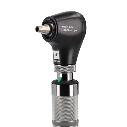 Set diagnostico Welch Allyn da 3,5 V - Oftalmoscopio LED coassiale, Otoscopio LED di base, impugnatura con batteria alcalina a C e custodia rigida