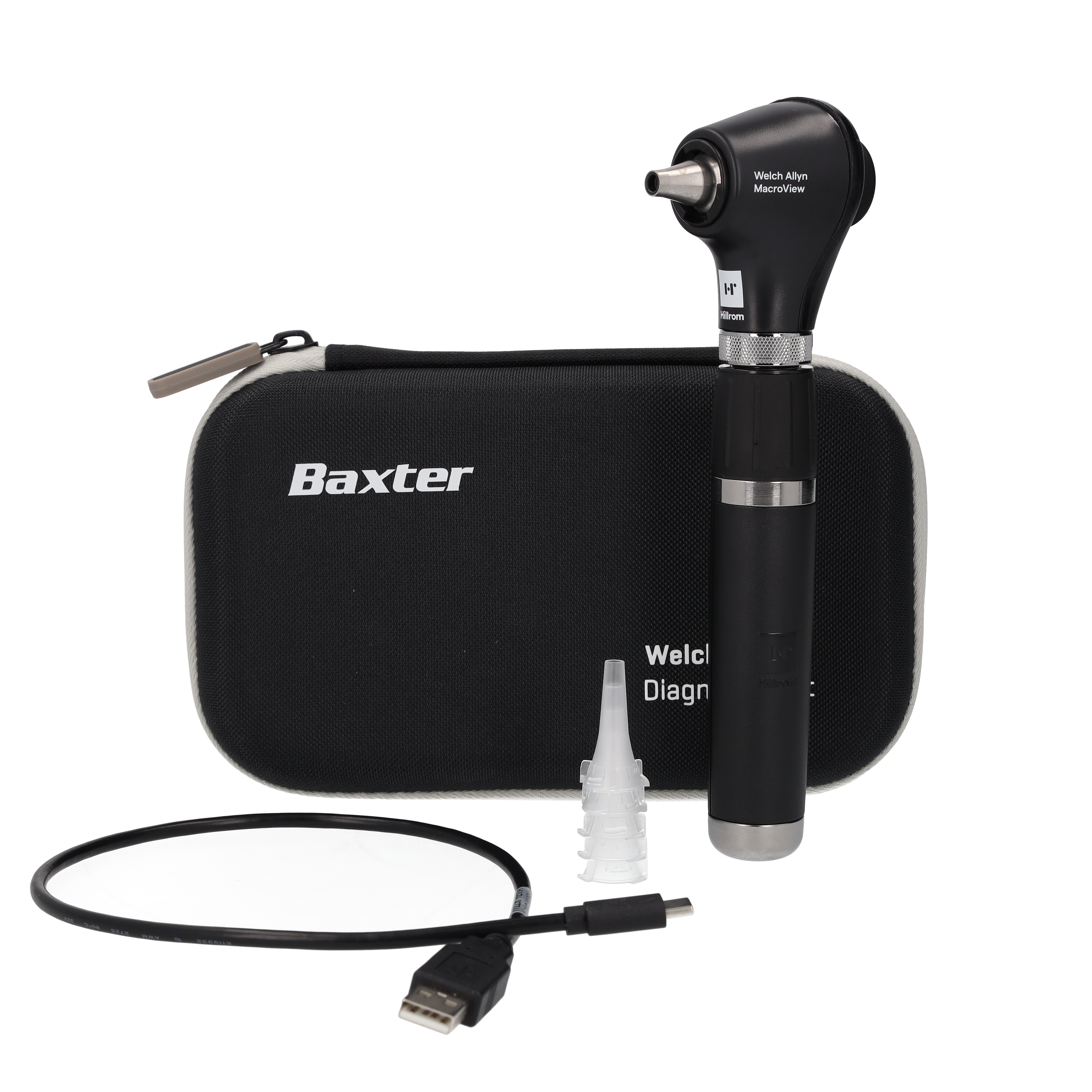 Welch Allyn MacroView Basic LED Otoskop, Premium Lithum Ion, USB genop ...