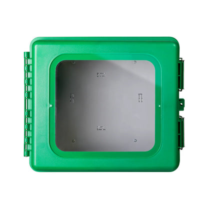 ARKY, Buitenkast, Polycarbonaat (groen) Met Verwarming & Alarm (incl. 24V DC voeding)