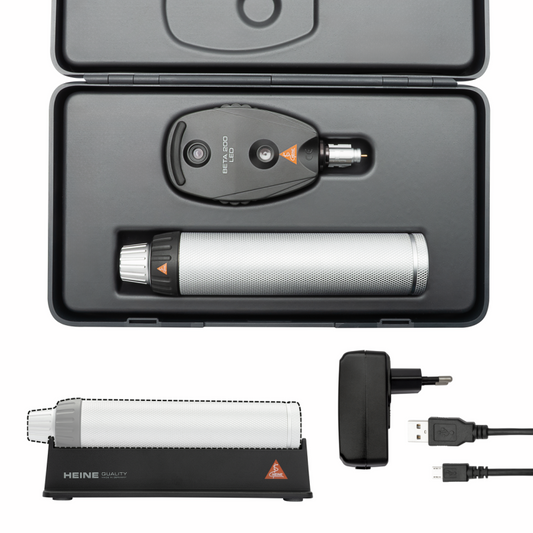 BETA 200 LED Ophthalmoscope Set with BETA4 USB Handle & Power Supply