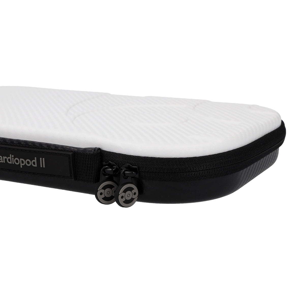Pod Technical Cardiopod II Stethoscope Case for all Littmann Stethoscopes - Black and White Carbon