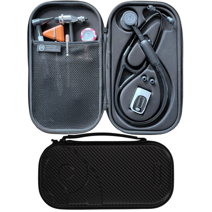 Pod Technical Cardiopod II Stethoscope Case for all Littmann Stethoscopes - Black Carbon