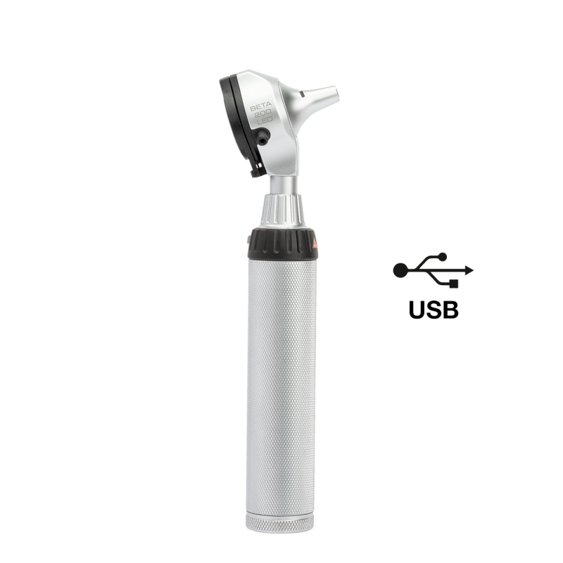 HEINE BETA 200 LED F.O. Otoscope With USB Rechargable Handle