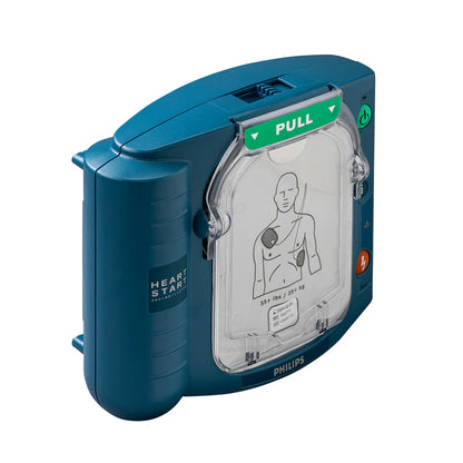 Philips HeartStart HS1 defibrillator og slank bæretaske