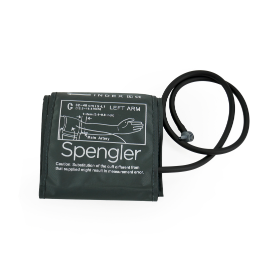 grey spengler (XL) Adult cuff (32-48cm) for Tensonic & Autotensio BP Monitors