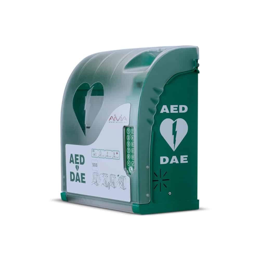 AIVIA 210 Outdoor AED Cabinet With Lock