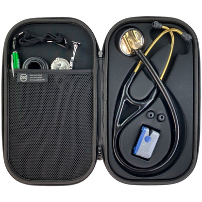 Pod Technical Cardiopod II Stethoscope Case for all Littmann Stethoscopes - Caribbean Blue Carbon