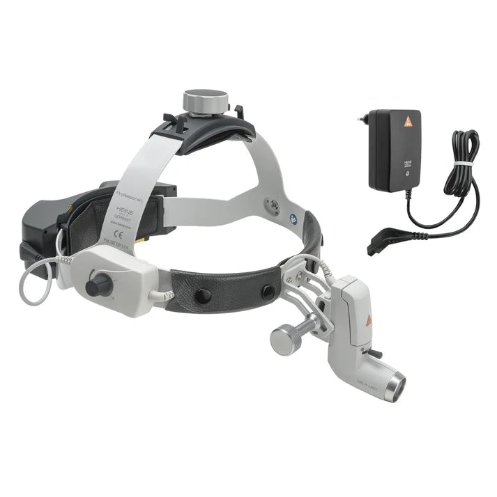 HEINE Lampe frontale ML4 + Mpack LED (débranchée)