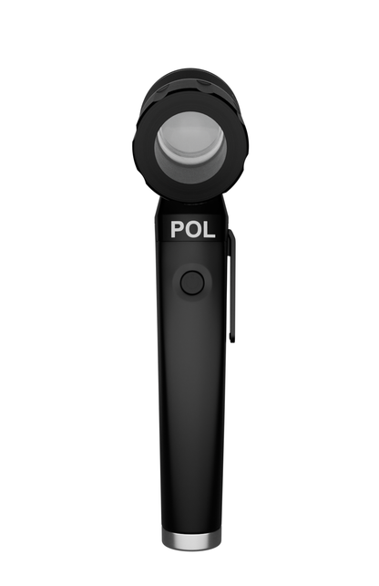 Luxascope Dermatoscope LED 2.5v, With Contact Plate, Scale And Polarisation