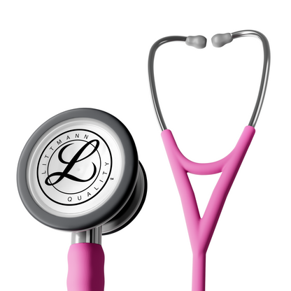 Stetoscop de diagnostic Littmann Cardiology IV: roz satinat 6159C
