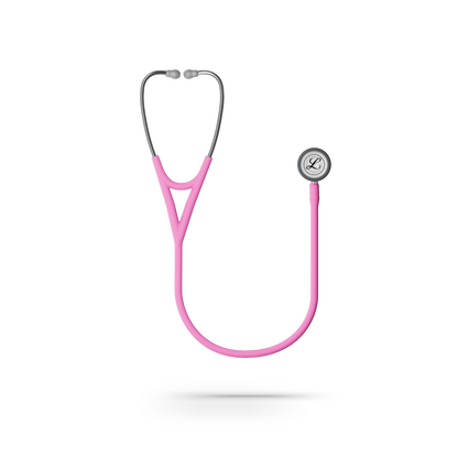 Littmann® Cardiology IV™ Stethoscope, 6159C, Stainless Steel Chestpiece with 27" Rose Pink Satin Finish Tube for Added Comfort, Flexibility and Cleanability