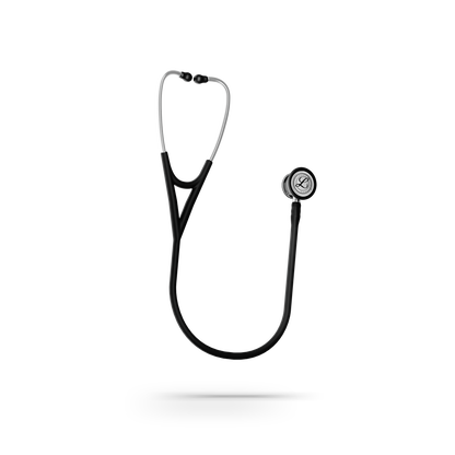 Littmann® Cardiology IV™ Stethoscope, 6177C, Mirror Chestpiece with 27" Black Satin Finish Tube for Added Comfort, Flexibility and Cleanability