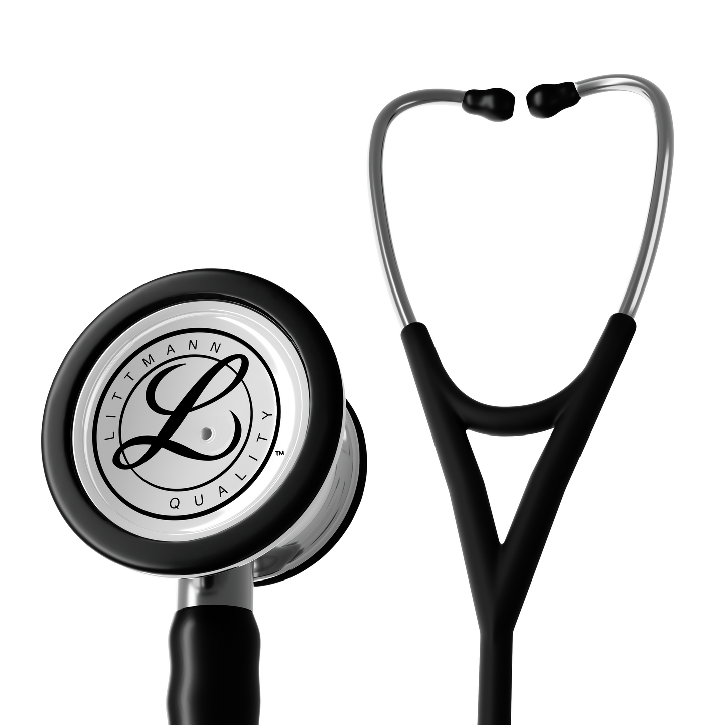 Stetoscop de diagnostic Littmann Cardiology IV: Negru satinat 6177C