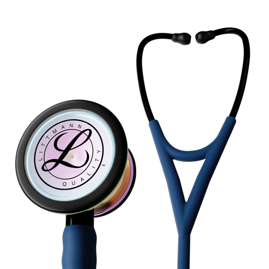 Stetoscopio diagnostico Littmann Cardiology IV: blu navy satinato 6242C