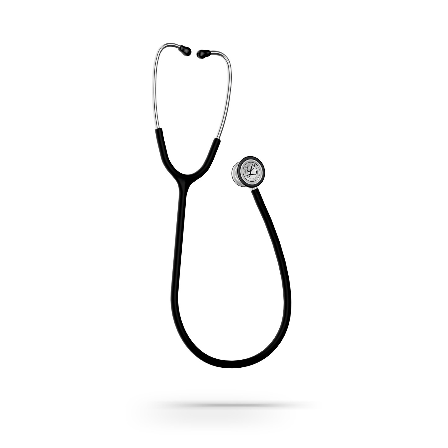 Littmann® Classic III™ Stethoscope, 5620C, Stainless Steel Chestpiece with 27" Black Satin Finish Tube for Added Comfort, Flexibility and Cleanability