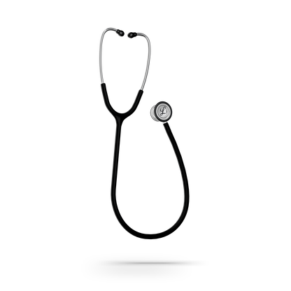 Littmann® Classic III™ Stethoscope, 5620C, Stainless Steel Chestpiece with 27" Black Satin Finish Tube for Added Comfort, Flexibility and Cleanability