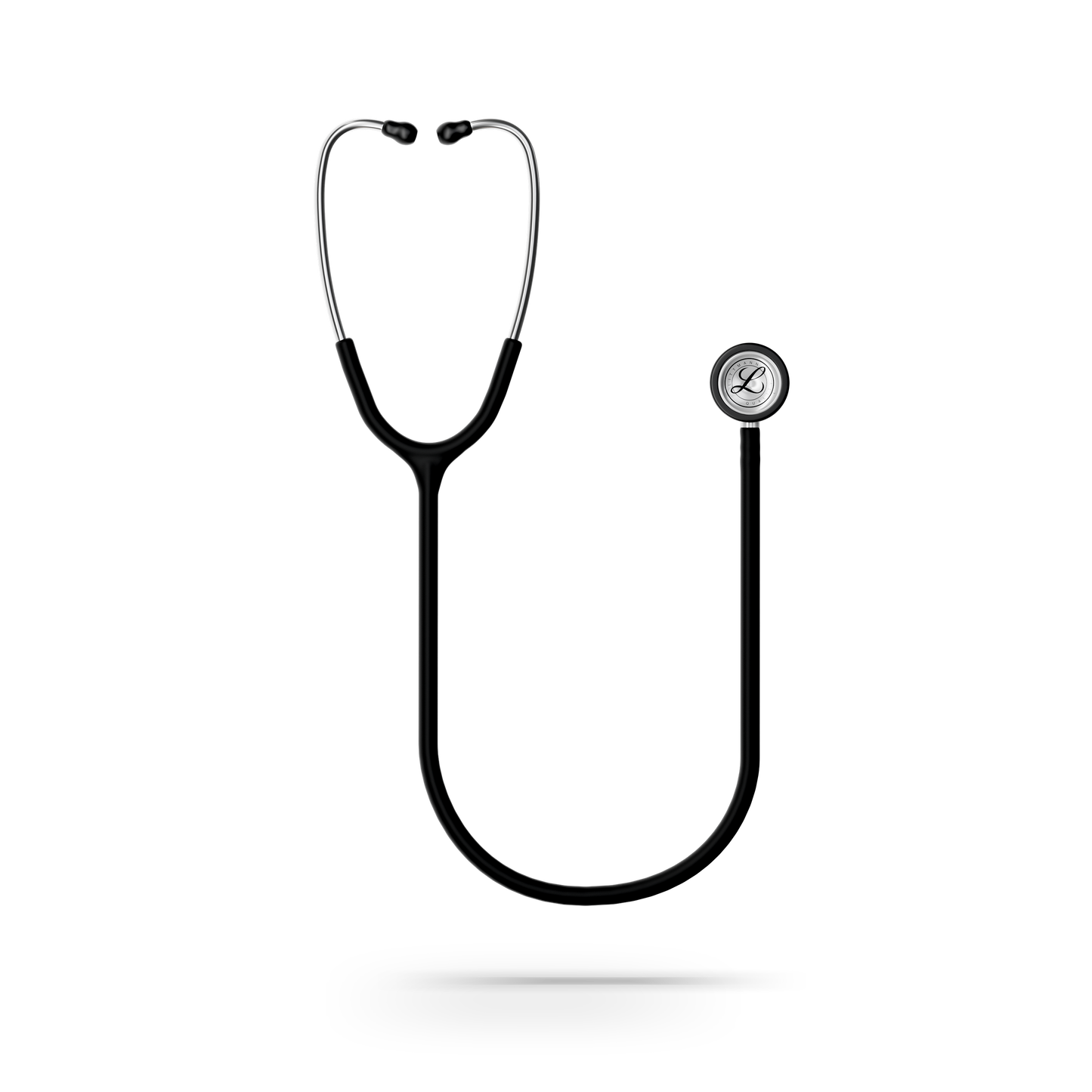 Littmann® Classic III™ Stethoscope, 5620C, Stainless Steel Chestpiece with 27" Black Satin Finish Tube for Added Comfort, Flexibility and Cleanability