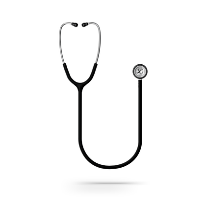 Littmann® Classic III™ Stethoscope, 5620C, Stainless Steel Chestpiece with 27" Black Satin Finish Tube for Added Comfort, Flexibility and Cleanability