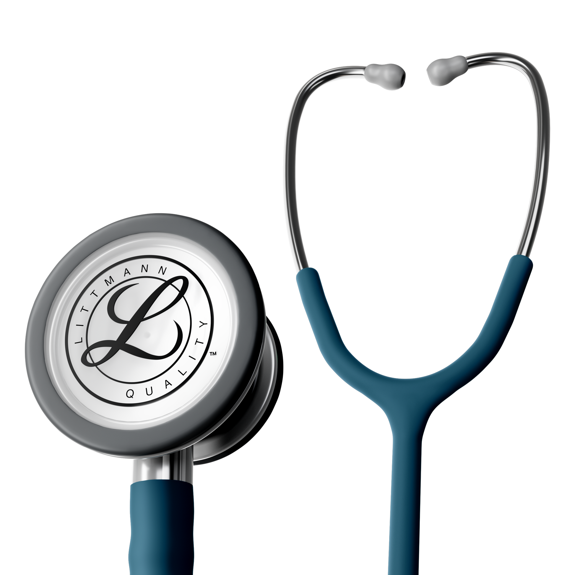 Littmann® Classic III™ Stethoscope, 5623C, Stainless Steel Chestpiece with 27" Caribbean Blue Satin Finish Tube for Added Comfort, Flexibility and Cleanability