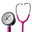 Stetoskop diagnostyczny Littmann Classic III: kolor satynowy malinowy 5648C