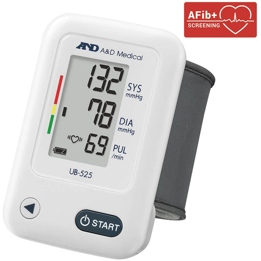 A&D Medical UB-525 Handgelenk-Blutdruckmessgerät mit Vorhofflimmern-Erkennung