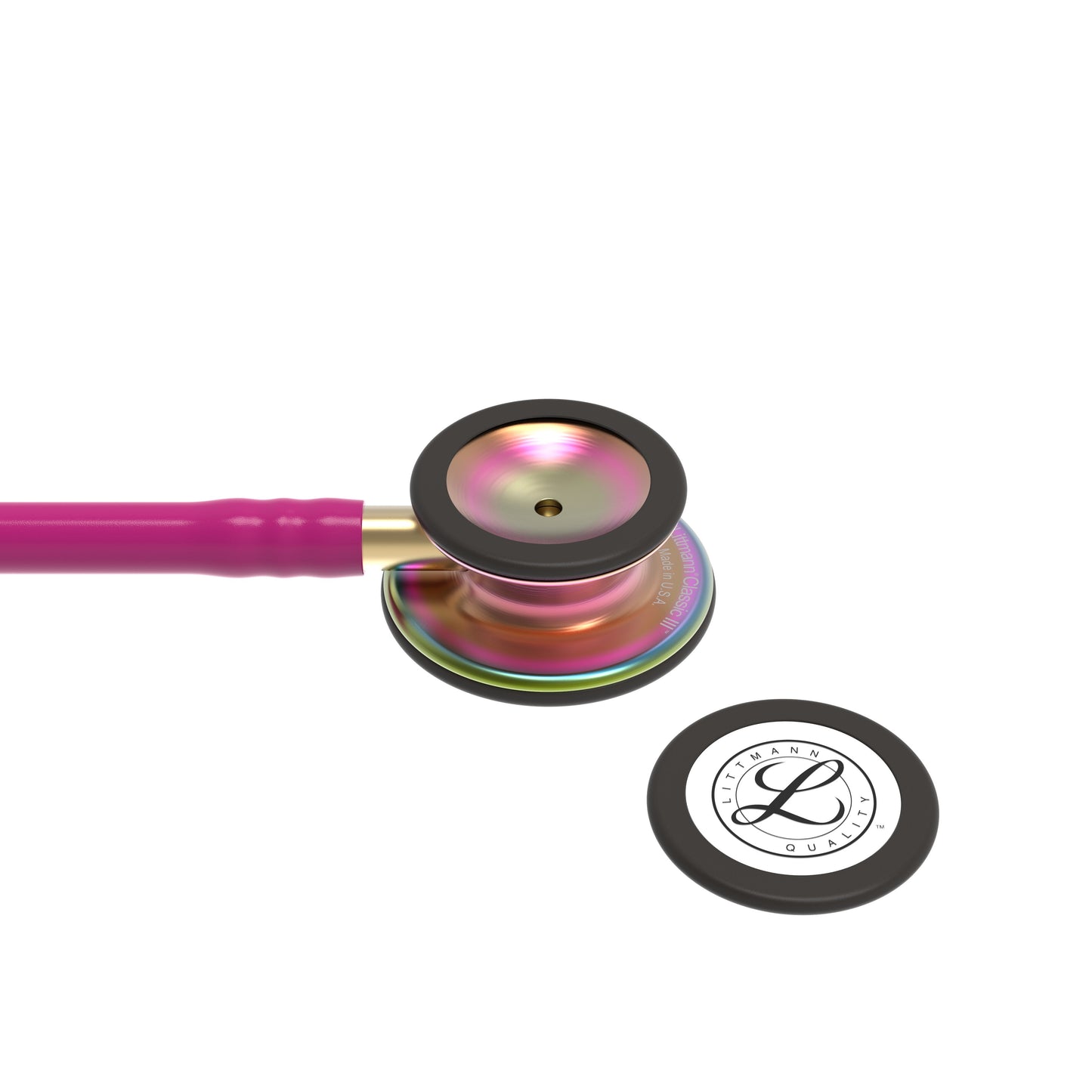 Littmann Classic III Monitoring Stethoscope: Raspberry Rainbow 5806