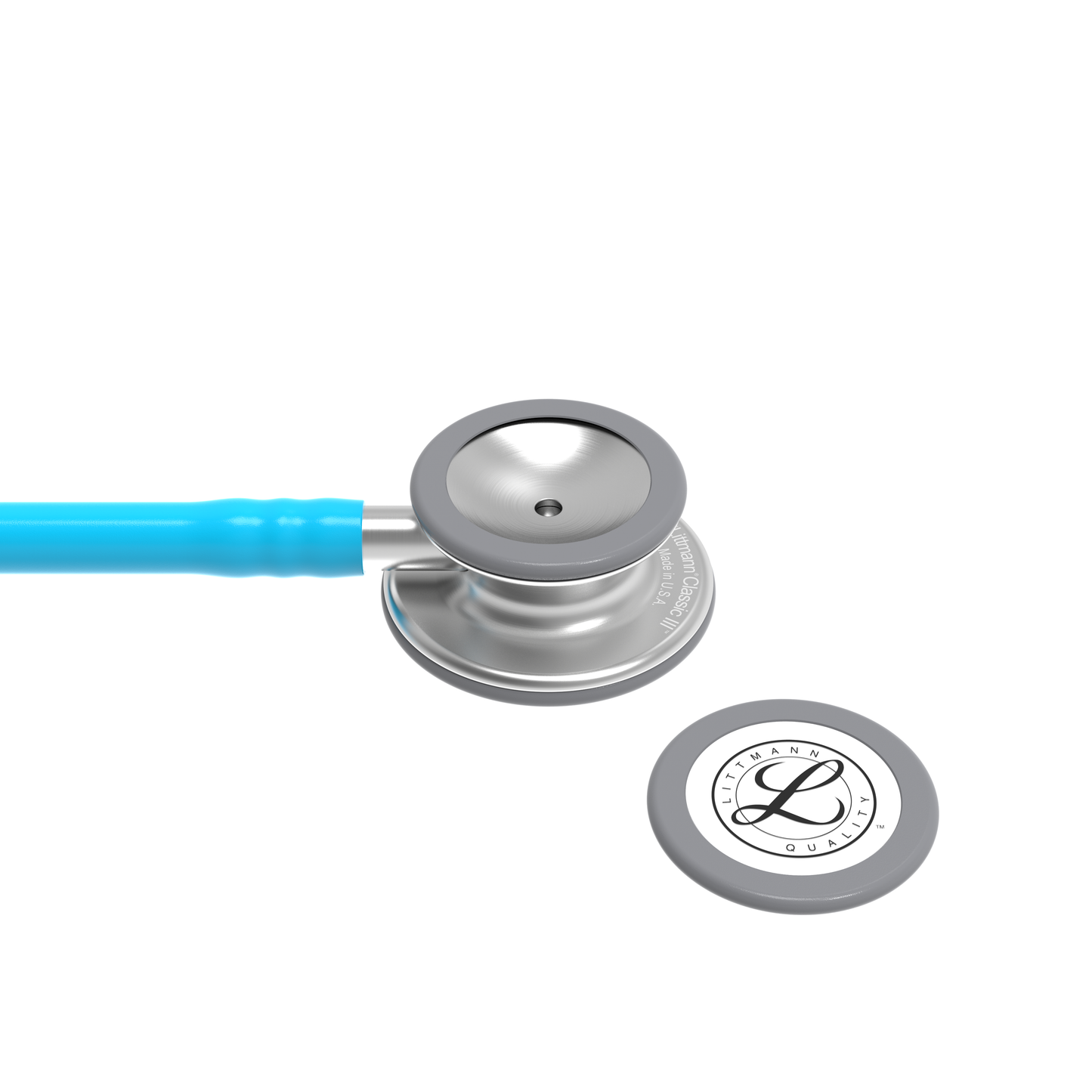 3M™ Littmann® Classic III™ Stethoskop zur Überwachung, 5835 türkisfarbener Schlauch, 69 cm