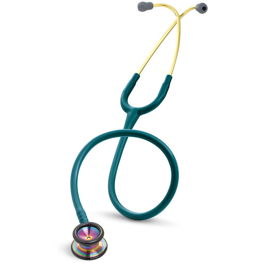 3M™ Littmann® Classic II Pediatrik Stetoskop 2153, Gökkuşağı Yüzey Dinleme Çanı, Karayip Mavisi Hortum