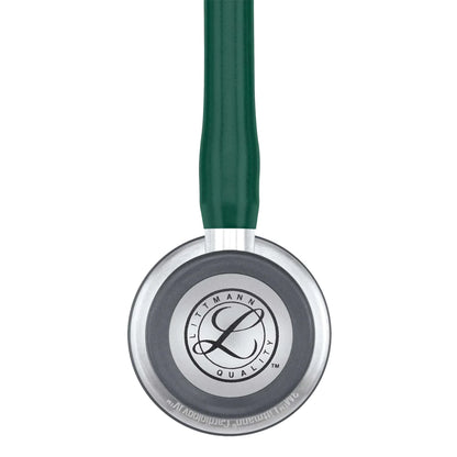 Stetoskop 3M™ Littmann® Cardiology IV™ Diagnostic, standardna zaključna obdelava membranskega nastavka, lovsko zelena cev, koren in slušalke iz nerjavnega jekla, 68,5 cm, 6155