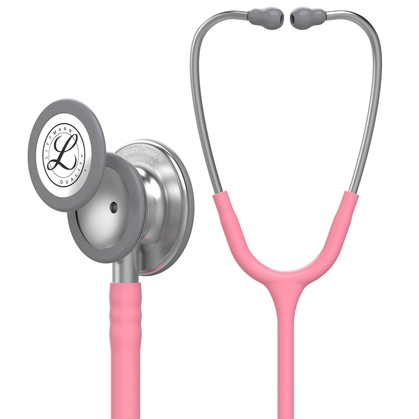 Stetoskopju tal-Monitoraġġ Littmann Classic III: Pearl Pink 5633