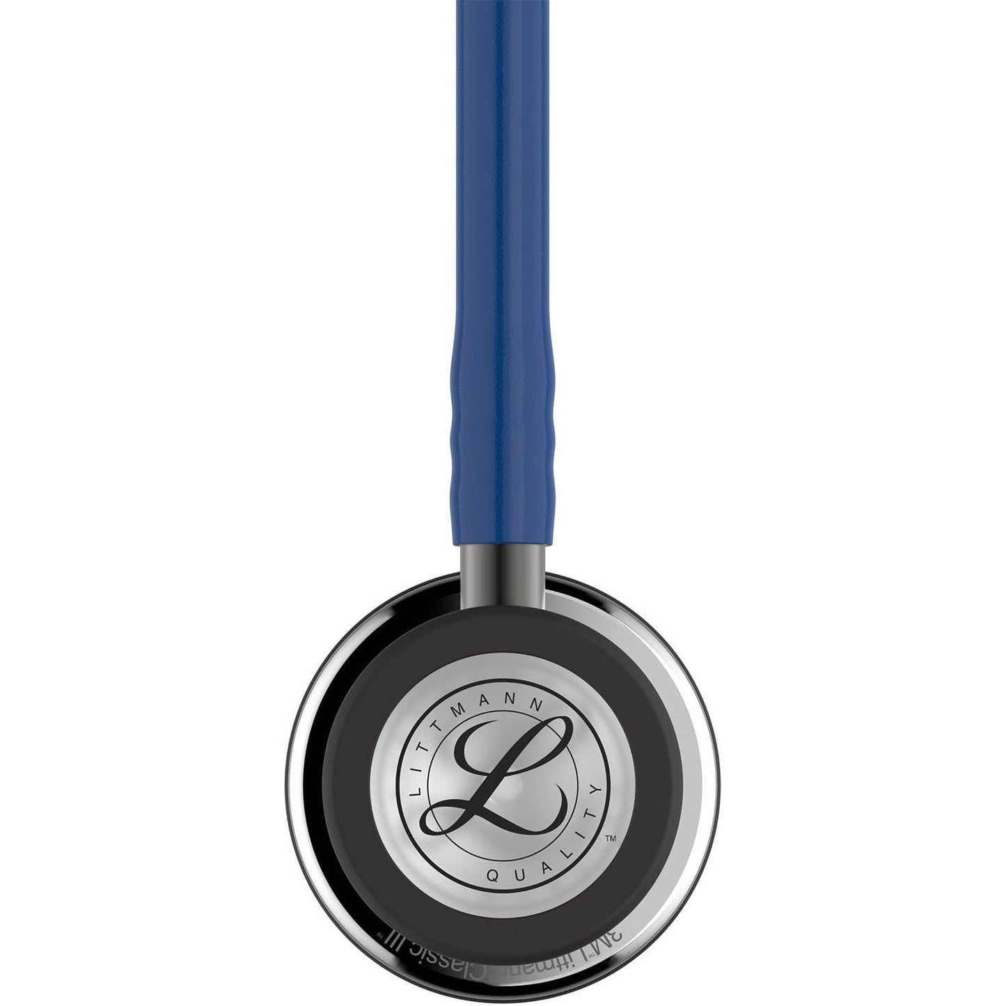Stetoskop 3M™ Littmann® Classic III™ Monitoring, membranski nastavek v visokem sijaju, mornarsko modra cev, slušalke in osnova v temni barvi, 68,5 cm, 5863