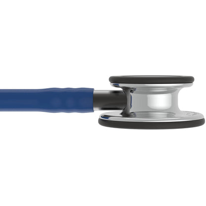 Fonendoscopio para monitorización 3M™ Littmann® Classic III™, campana de acabado en espejo, tubo azul marino y vástago y auricular color humo, 68,5 cm, 5863