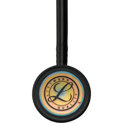 Stetoskop za spremljanje Littmann Classic III: Črna - mavrični zaključek 5870