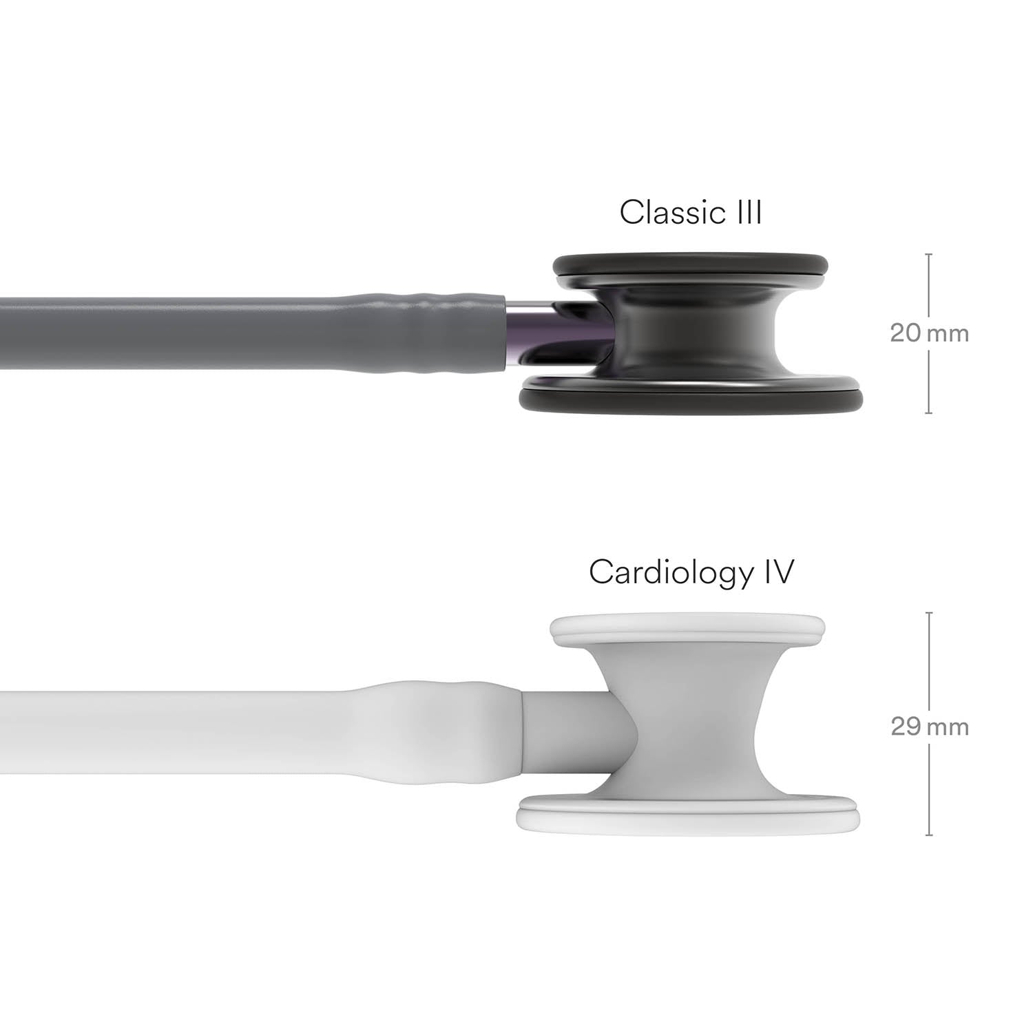 3M ™ Littmann® Classic III ™ Fonedoskop, dymový hrudný snímač, fialová nôžka, šedé hadičky, 5873