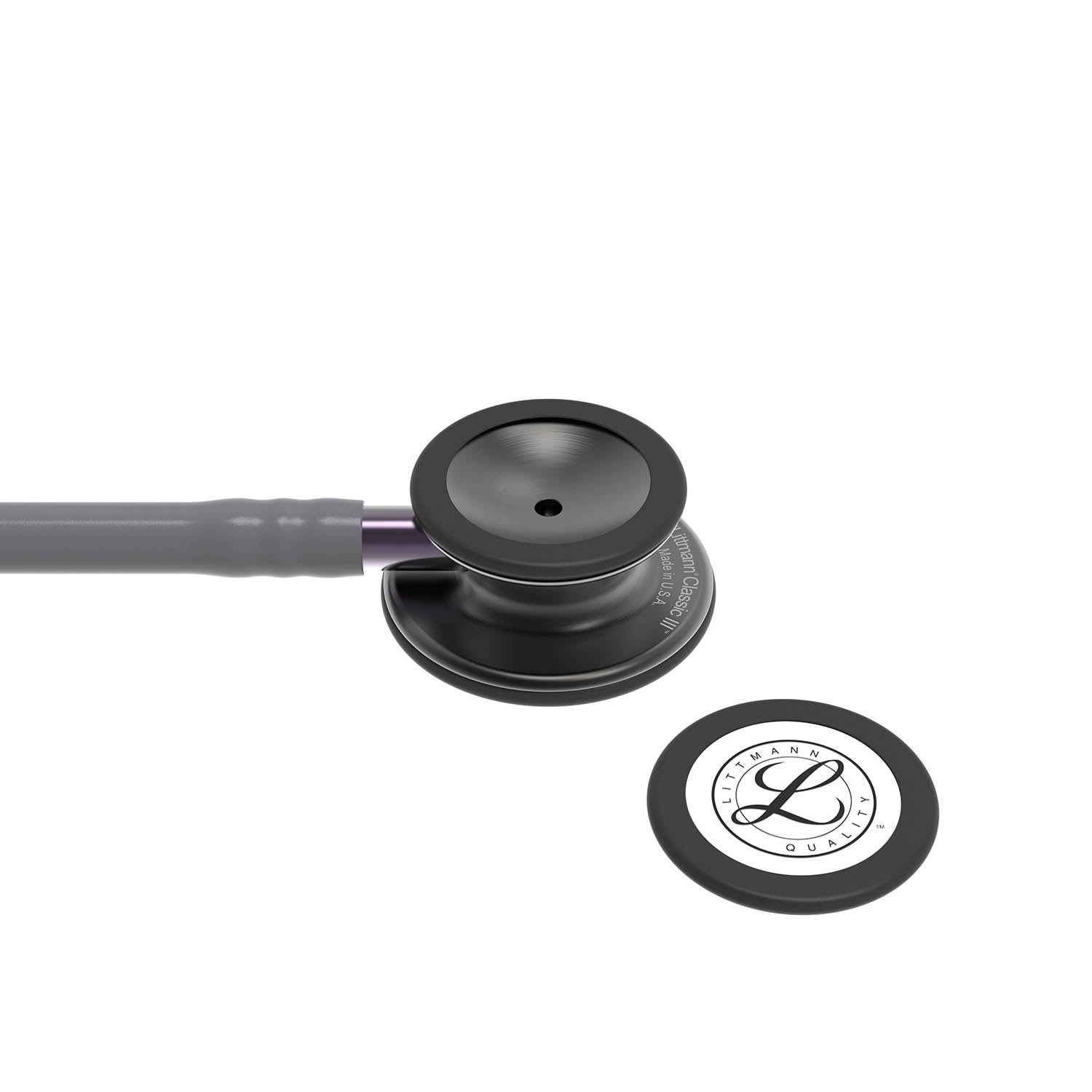 3M ™ Littmann® Classic III ™ Fonedoskop, dymový hrudný snímač, fialová nôžka, šedé hadičky, 5873