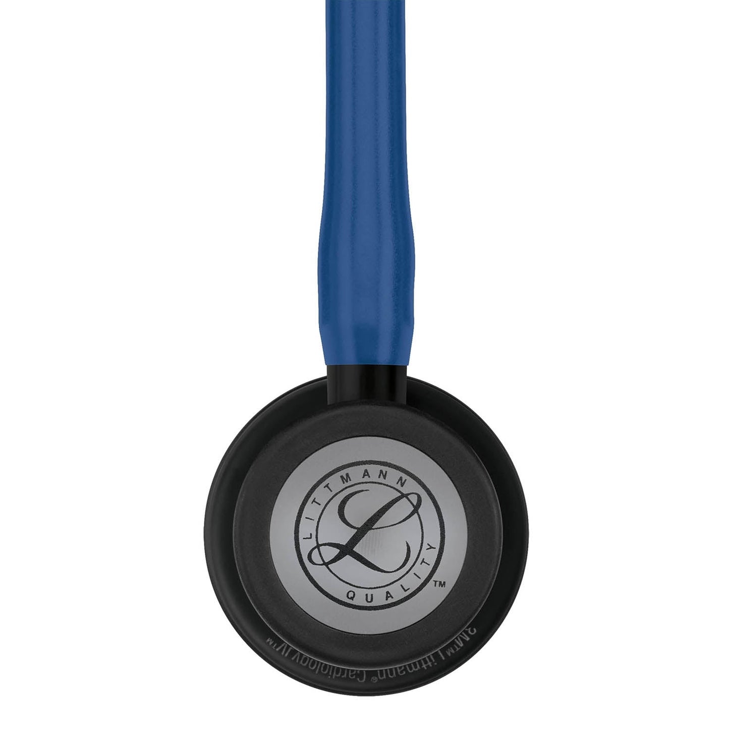 Fonendoscopio diagnóstico 3M™ Littmann® Cardiology IV™, campana de acabado en color negro, tubo azul marino y vástago y auricular color negro, 68,5 cm, 6168