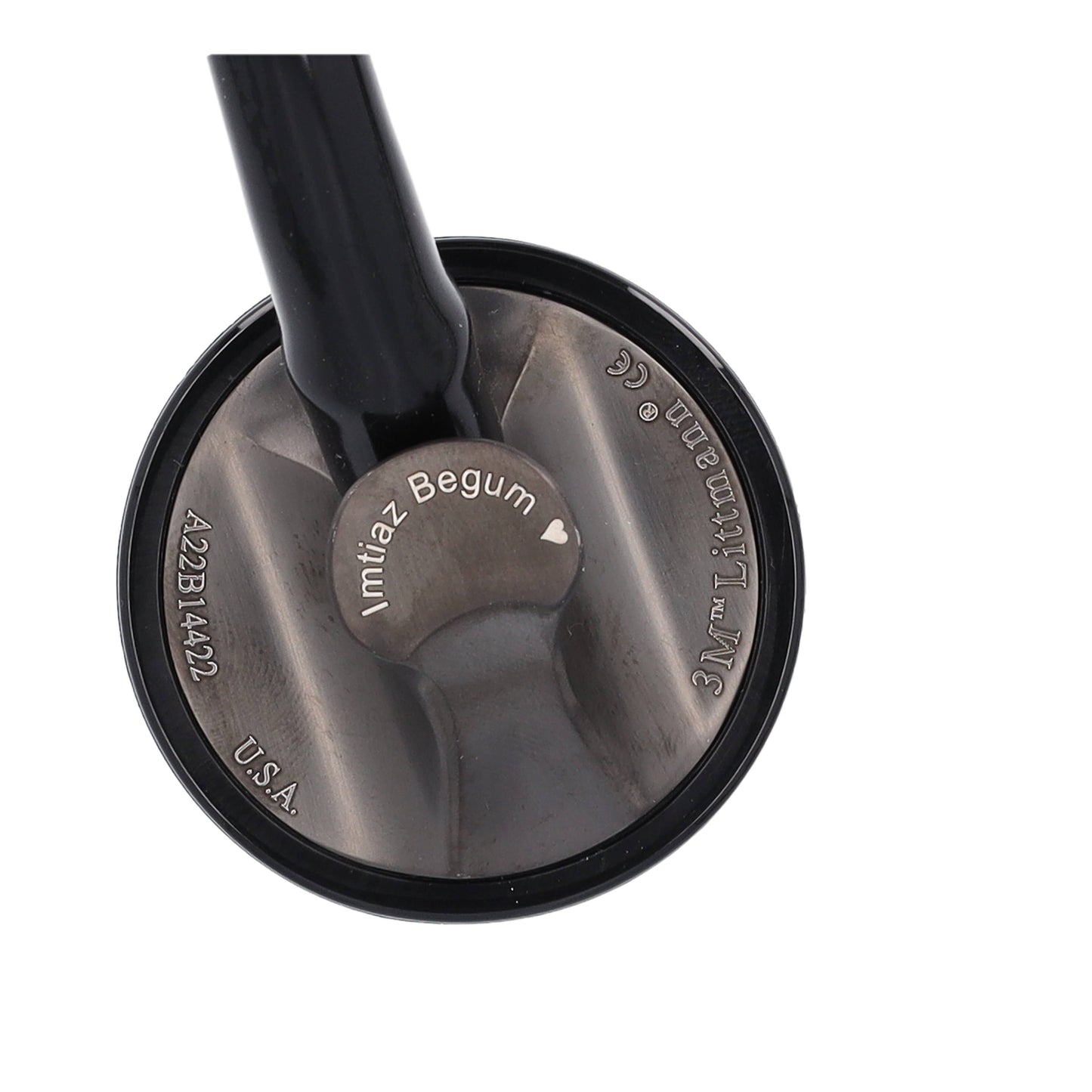 Stetoskop 3M™ Littmann® Master Cardiology™ 2176, membranski nastavek temne barve, črna cev