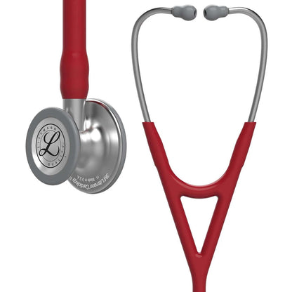 Stéthoscope de diagnostic 3M™ Littmann® Cardiology IV™, tubulure bordeaux, 69 cm, 6184